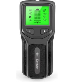 Resim Skycity Hlw330 Dijital Duvar Tarayıcı, 5 Fonksiyonlu Çivi-metal-kablo Su Borusu Tespit Cihazı, Manuel Dahil, Pil Yok Siyah 