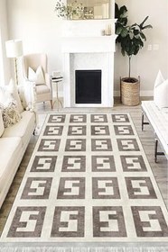 Resim Patchwork Westa Kaymaz Tabanlı Yıkanabilir Antibakteriyel Dijital Baskı Patchwork Halı Kilim, PW-8081A-WST-80X400 