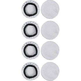 Resim Quartz Realm 4 Çift 8cm Elastik Earpad Kapakları Kapak Kapakları Gerilebilir ve Yıkanabilir Hijyenik Earcup Koruyucular Gri (Yurt Dışından) 