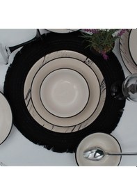 Resim Anka 48 Parça 12 Kişilik Yemek Takımı-desenli 