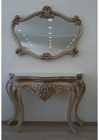 Resim Dresuar Avangart Aslan Model Sağlam Polyester Döküm Eskitme Gri-K Akçaağaç 