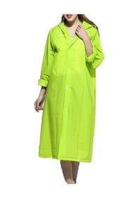 Resim By Marine Kadın Erkek Yağmurluk Kapüşonlu Çıtçıtlı Eva Yeşil Yağm Yeşil 
