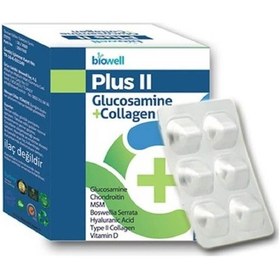 Resim Biowell Plus Iı Glucosamine + Collagen 60 Kapsül 