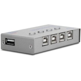 Resim S-Link Sl-usw4 4 Port Yazıcı Çoklayıcı Switch (1 Yazıcı 4 Bilgisayar) 