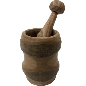 Resim Boho Bazzar Süwen Ağacı El Yapımı Havan 10*8cm 