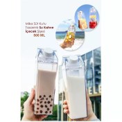 Resim Süt Kutusu Tasarımlı İçecek Şişesi 