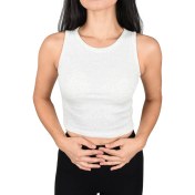 Resim Co&Mi Fitilli Pamuklu Crop-Açık Gri 
