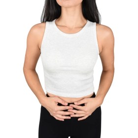 Resim Co&Mi Fitilli Pamuklu Crop-Açık Gri 