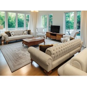 Resim TİTİZKOLTUK Roza Chester Koltuk Takımı 