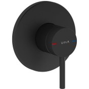Resim VitrA Origin A4262136WTC Ankastre Duş Bataryası - Sıva Üstü Grubu (Minibox), Mat Siyah 