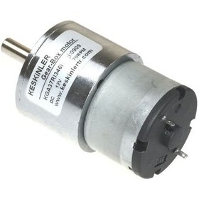 Resim Keskinler 12V 70 Rpm 37mm Redüktörlü Dc Motor 