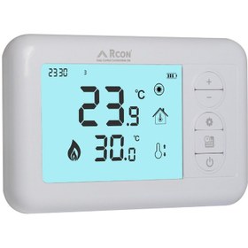Resim Rcon RC 305S KABLOSUZ PROGRAMLANABİLİR ODA TERMOSTATI 