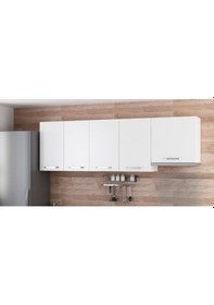 Resim Minar 230 Cm Mutfak Dolabı Beyaz 230-B7-Üst Modül Beyaz 