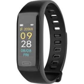 Resim Teenspirit Bakeey V7 0.96" Renkli Ekran Kamuflaj Uyku Monitör Hatırlatma Pedometre Akıllı Saat - Siyah () (Yurt Dışından) 