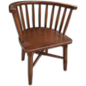 Resim Bengimobilya Sandalye Omurga Model Kayın Torna Retro Bambu Iskelet Parlak Cevi 