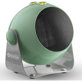 Resim OLIMPIA SPLENDID Caldodesign S Seramik Fanlı Isıtıcı 1800 W, Yeşil, Entegre Seramik Rezistanslı 