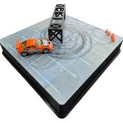 Resim Akülüyedek 1:64 Model Araç Drift Standı - Drift Pad 