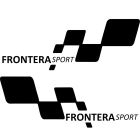 Resim TSC Frontera Sport Etiket Yapıştırma 30CMX11CM MMD214 