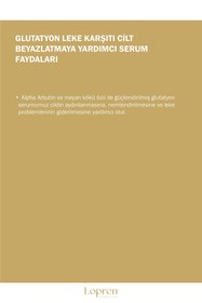 Resim Lopren Glutatyon Beyazlatıcı & Leke Karşıtı Serum 30 ml 