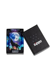Resim Zippo Colorfull Wolf Design Çakmak 