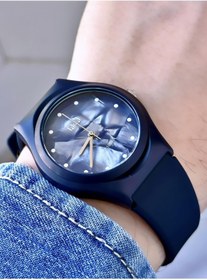 Resim Q&Q Unisex Su Geçirmez Plastik Kordon Kol Saati 