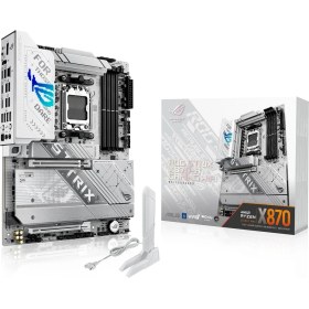 Resim Ohbe Express Asus Rog Strıx X870-A Gamıng Wıfı Amd X870 Soket Am5 Ddr5 8000+(OC) Mhz Atx Gaming (Oyuncu) Anakart 