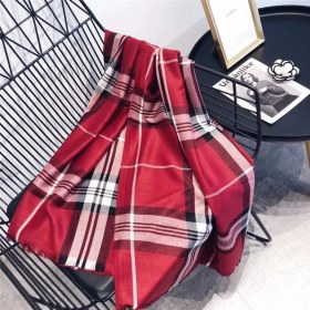 Resim Chaoduo Shop Kırmızı Stil Sıcak Uzun Sarar Eşarp ile Kadın Kaşmir Eşarp Sonbahar Eşarp Ingiltere Clalaid Kaşmir Eşarplar (Yurt Dışından) 