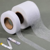 Resim 2'li Set Ütüleme Kenar Bantları, 20mm x 30m ve 60mm x 30m Dikişsiz Kenar Bantı, Ütüleme Kıyafetler, Perdeler, Kot Pantolonlar, Yaka, Yapıştırıcı El İşleri için Ölçü Bandı 