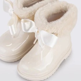 Resim Igor Bimbi Soft Borreguito Kürklü Krem PVC Malzemeden Bağcıksız Rahat Günlük Bot 