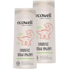 Resim Ecowell Organik Bebek Losyonu 2 Adet 2x300 ml 