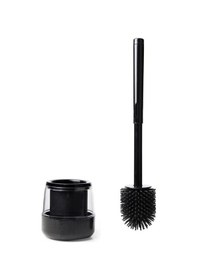 Resim Premium Serisi Silikon Tuvalet Fırçası Siyah Siyah 