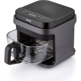 Resim Onvo 5l Cam Airfryer, Sağlıklı ve Lezzetli Yemekler Için Ideal 