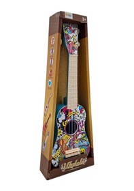 Resim Kutulu Gerçek Gitar Ukulele 