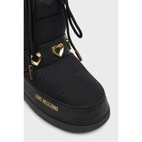 Resim Love Moschino Logolu Kemer Detaylı Büzgülü Kar Botu Bayan Kar Botu JA24182G0NISD00A 