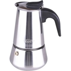 Resim PremiumPort T1905 Stilo Moka Pot 2 Fincan, Paslanmaz Çelik, Şık ve Dayanıklı 