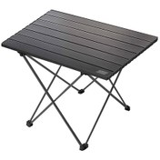 Resim Haegs Full Alüminyum Katlanır Kamp Masası, Piknik, Plaj, Ourdoor Hafif Kamp Masası Orta Boy - Siyah 
