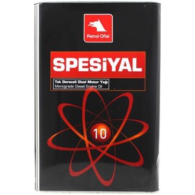 Resim Petrol Ofisi Spesiyal 10 15 Kg Tek Dereceli Dizel Motor Yağı 