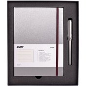 Resim Lamy Sert Kapak A5 Defter Ve Al-star Roller Kalem Seti - Gri 