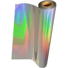 Resim 127x50cm Hologram Folyo Folyo Colormatik Folyo Renk Değiştiren Folyo 