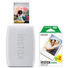 Resim Fujifilm Instax Mini Link 3 Beyaz Akıllı Telefon Yazıcısı ve 20'li Mini Film 