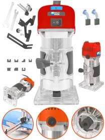 Resim WaltMann Germany 1200 walt Freze Formika Traşlama Makinesi 6mm Kırmızı 