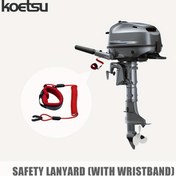 Resim KOETSU Genel, ayarlanabilir, tüm Yamaha kaykay ve gemi dış motor acil halatları için güvenli 