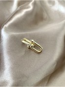 Resim denizden silver Tekli Büyük Boy Gümüş Tiffany Küpe 