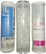 Resim Bina Girişi Su Arıtma 3 Lü Filtre Seti - Daire Girişi Su Filtresi 