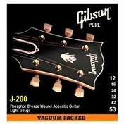 Resim Gibson J200 Phos Bronze Akustik Gitar Teli (12-53) 