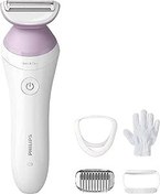 Resim Philips Beauty Lady Elektrikli Tıraş Makinesi Serisi 6000, 4 Aksesuarlı Akülü, BRL136/00, Beyaz 