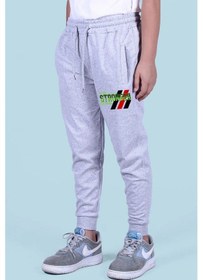 Resim 3'lü Dynamic-stronger-new Baskılı Erkek Çocuk Çift Cepli Eşofman Altı Çok Renkli 