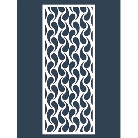 Resim Liar Ahşap Seperatör (Paravan) - KSP-14 - (10 mm) - (69 cm x 139 cm) - (Beyaz) 