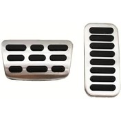 Resim Xuweiwei Hyundai Kona Kauai Os Sx2 2018-2025 Paslanmaz Çelik Kaymaz Tabanlık Pedal 