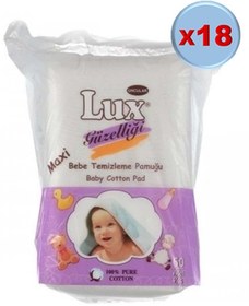 Resim LUX Bebek Temizleme Pamuğu 1080 Adet (18Pk*60) 